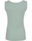Top Mouwloos Bamboe Timeless Jade detail