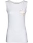 Top Mouwloos Bamboe Timeless Ivory