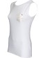 Top Mouwloos Bamboe Timeless Ivory detail