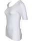 T&#8209;shirt Bamboe Orginal Ivory detail