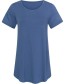 T&#8209;shirt Sara A Lijn Deep Blue