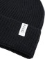 Beanie Marcello Recycled Cashmere Black Ardesia detail
