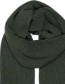 Shawl Fedrica Recycled Cashmere Green Foresta detail