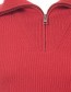 Trui Annalisa Gerecycled Wol Red Papavero detail