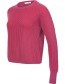 Trui Emillia Gerecycled Wol Red Pink detail