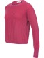 Trui Emillia Gerecycled Wol Red Pink detail