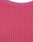 Trui Emillia Gerecycled Wol Red Pink detail