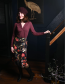 Rok Claudia Autumn Garden Multi Black
