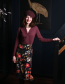 Longsleeve Suzy Plain Bordeaux