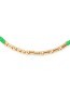 Armband Morse Code Happy Green detail