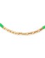 Armband Morse Code Happy Green detail