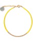 Armband Morse Code Sunshine Yellow