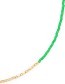 Ketting Morse Code Lucky Fortune Green detail