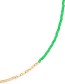 Ketting Morse Code Lucky Fortune Green detail