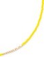 Ketting Morse Code Wild at Heart Geel detail