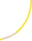 Ketting Morse Code Wild at Heart Geel detail