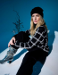 Trui Merino Sato Black White