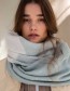 Shawl Alpaca Brushed Ombre Sea Foam