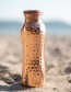 Waterfles Koper Curved Hammered 600 ml