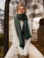 Shawl Alpaca Brushed Solid Verdant Green