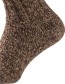 Sokken Bio Wol Kuithoogte Bruin Golden Panther detail