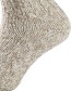 Sokken Bio Wol Kuit Beige French Vibe detail