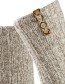 Sokken Bio Wol Kuit Beige French Vibe detail