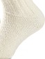 Slaapsokken Bio Wol Off White Pink detail