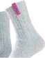 Sokken Eco Wol Kuit Pink Ice Blue detail