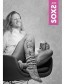 Sokken Eco Wol Knie Hoogte Bubble Gum detail