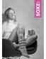 Sokken Eco Wol Knie Hoogte Bubble Gum detail
