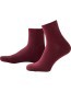 Sokken Bio Katoen Pilates Antislip Enkelhoogte Bordeaux