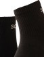 Sokken Bio Katoen Pilates Antislip Enkelhoogte Lurex Black detail