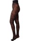 Panty Maja Flower 30 Denier Black