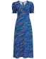 Jurk Maryjane Jazz Waves Bright Navy