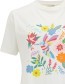 T&#8209;shirt Maggie Tropical Hummingbird White detail
