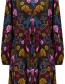 Maxi Jurk Dotti Jungle Panther Black detail