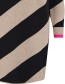 Jurk Verity Beige Black detail
