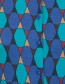 Blouse Wabi Geo Blue detail
