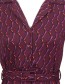 Jurk Annby Belt Purple detail