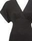 Lange Jurk Nawi Black detail
