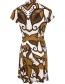 Jurk Tice Olive detail
