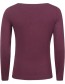 Longsleeve Bo Boat Neck Purple detail