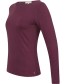 Longsleeve Bo Boat Neck Purple detail