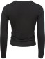 Longsleeve Surk Draped Crossover  Zwart detail