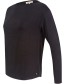 Longsleeve Nebu Boat Neck Negro detail