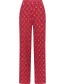 Pantalon Soft Wala Wide Red