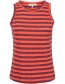 Top Fusio Striped Maroon