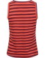 Top Fusio Striped Maroon detail