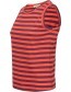 Top Fusio Striped Maroon detail